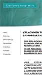 Mobile Screenshot of granlund-kiropraktik.se